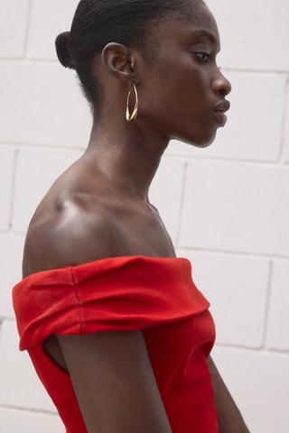 Robe bustier - Rouge