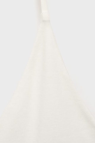 Top en coton dos nu - Blanc Cassé