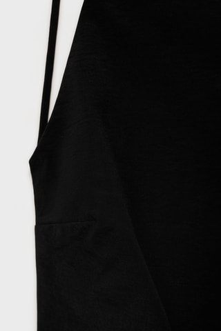 Top dos ouvert - Noir