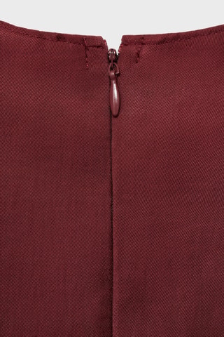 Blouse emmanchures américaines ajustée - Grenat