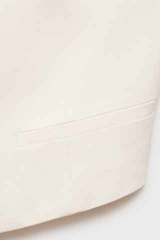 Gilet de costume lin mélangé - Blanc