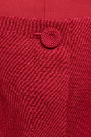 Gilet de costume lin mélangé - Grenat