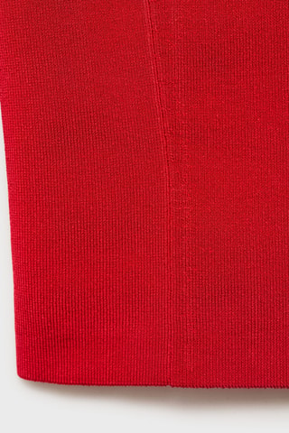 Haut cintré bustier - Rouge