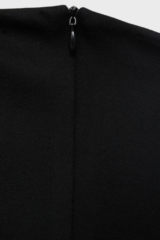Robe bustier à plis plats - Noir