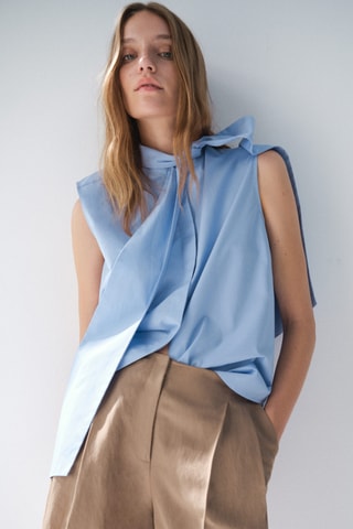 Bermuda costume en lin - Marron