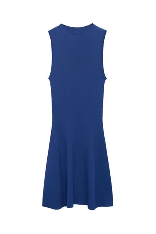 Robe cintrée maille - Bleu