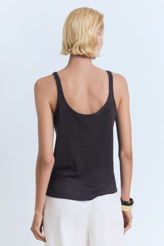 Top lin bretelles - Anthracite