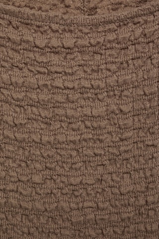 Robe cintrée texturée - Beige