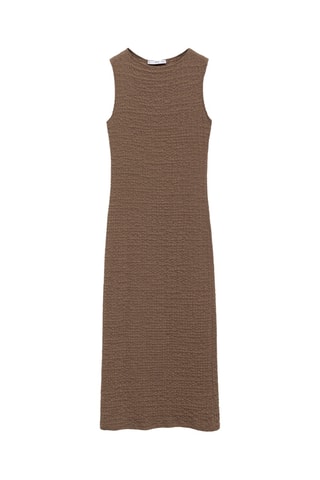 Robe cintrée texturée - Beige