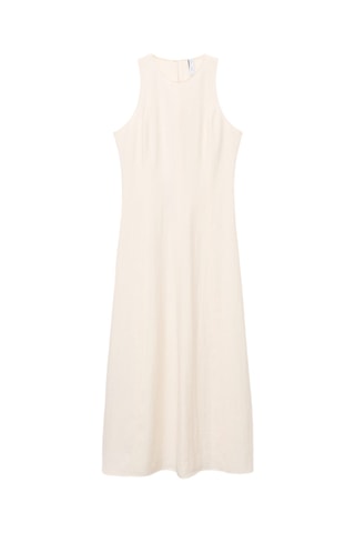 Robe midi évasée - Écru