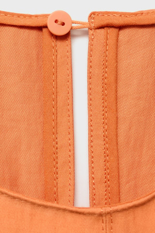 Robe midi évasée - Saumon
