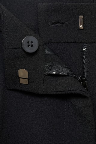 Short droit taille normale - Noir