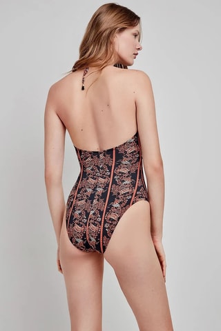 Costume intero con coppe Swim - Multicolore