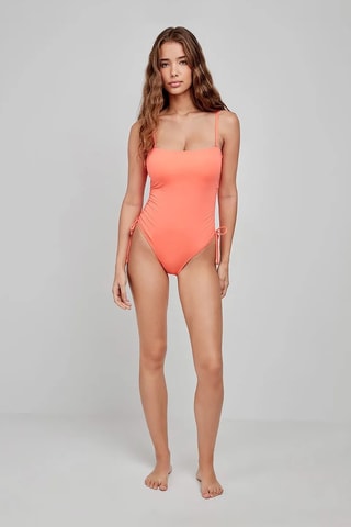 Costume intero bustier Swim - Corallo