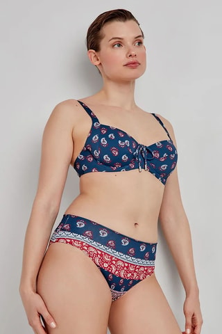 Slip bikini a vita alta Swim - Multicolore