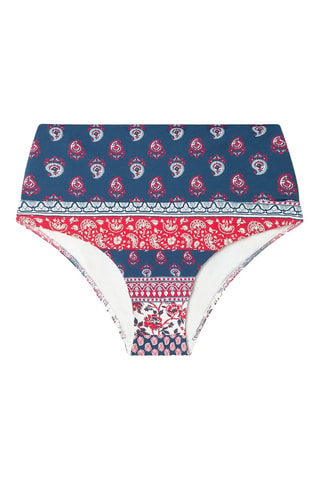 Slip bikini a vita alta Swim - Multicolore