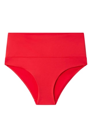 Slip bikini a vita alta Swim - Rosso