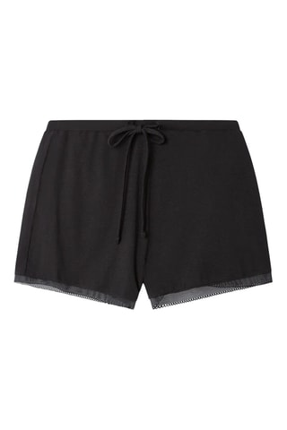 Shorts a vita alta - Nero