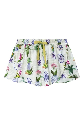 Shorts a vita alta - Beige