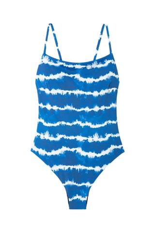 Costume intero tie and dye con coppe Swim - Multicolore