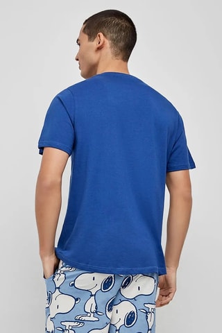 T-shirt e shorts Snoopy - Blu