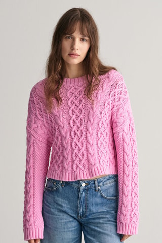 Jersey relaxed de algodón orgánico - Rosa