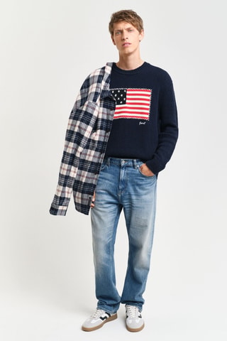 Jersey relaxed - Azul marino