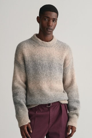 Jersey relaxed de lana - Gris