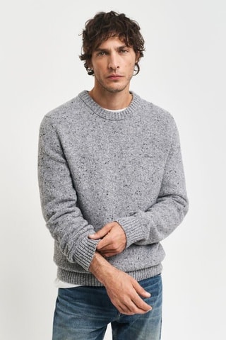 Jersey de lana - Gris jaspeado