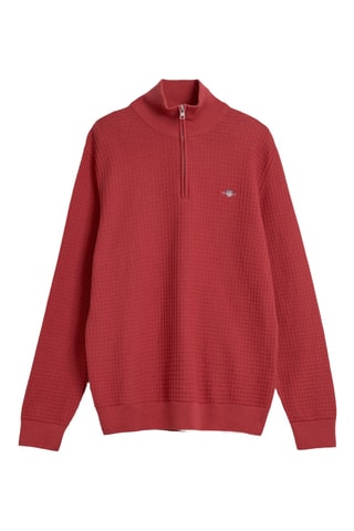Jersey regular fit de algodón orgánico - Rojo