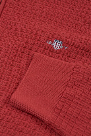 Jersey regular fit de algodón orgánico - Rojo