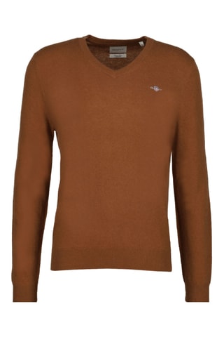 Jersey de lana de cordero - Marrón