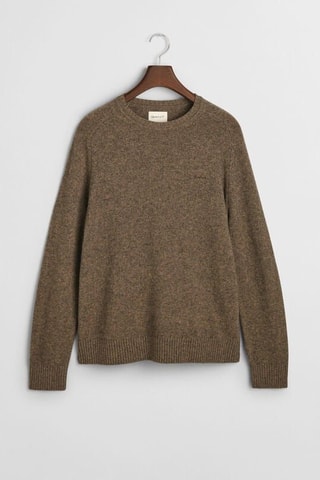 Jersey de lana - Marrón jaspeado