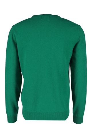 Jersey de lana de cordero - Verde oscuro