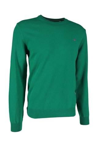 Jersey de lana de cordero - Verde oscuro