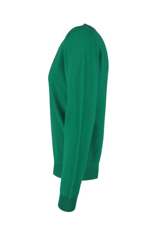 Jersey de lana de cordero - Verde oscuro