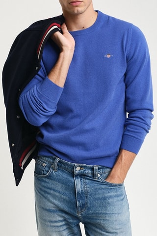 Jersey de lana de cordero - Azul claro