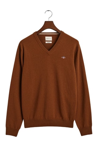 Jersey de lana de cordero - Marrón