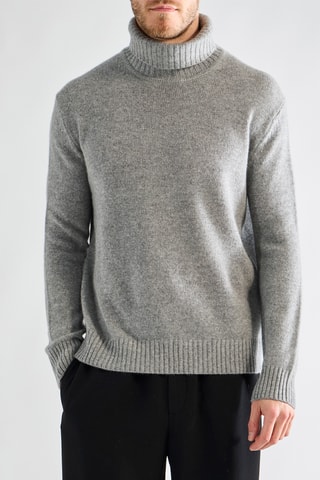 Jersey de cachemir - Gris jaspeado