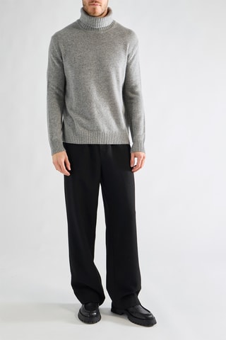 Jersey de cachemir - Gris jaspeado
