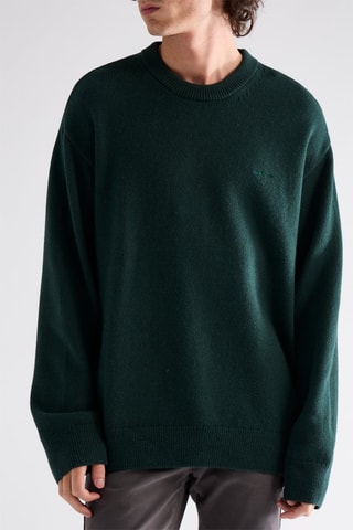 Jersey de lana - Verde oscuro