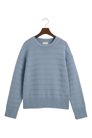 Jersey relaxed de algodón orgánico - Azul claro