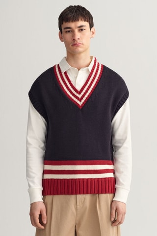 Jersey oversize de lana - Azul marino