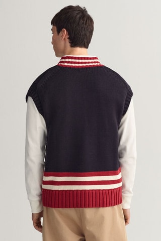 Jersey oversize de lana - Azul marino