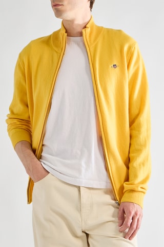 Cárdigan de lana - Amarillo