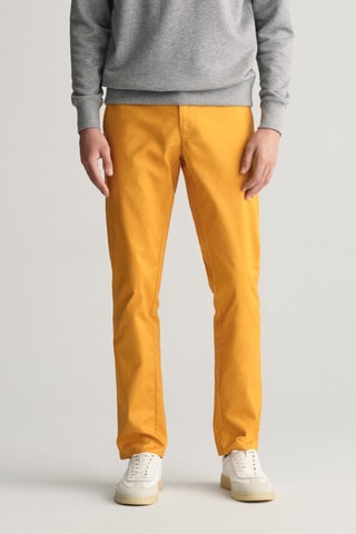 Pantalon slim - Jaune