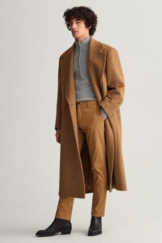 Pantalón chino slim fit - Camel