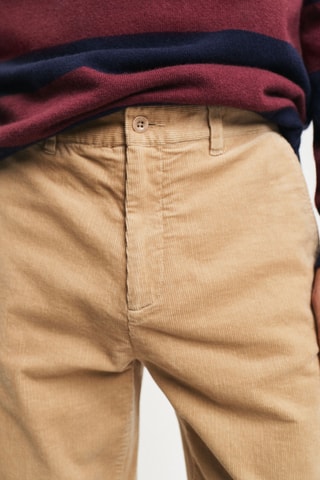Pantalón chino slim fit - Beige
