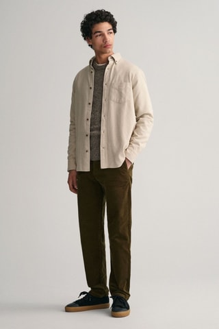Pantalón chino slim fit - Verde oliva