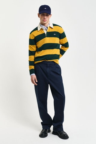 Pantalón chino relaxed - Azul marino